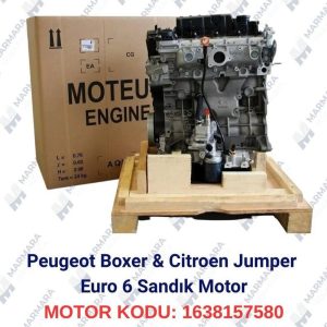 PEUGEOT BOXER / CITROEN JUMPER EURO 6 SANDIK MOTOR / MOTOR KODU:1638157580