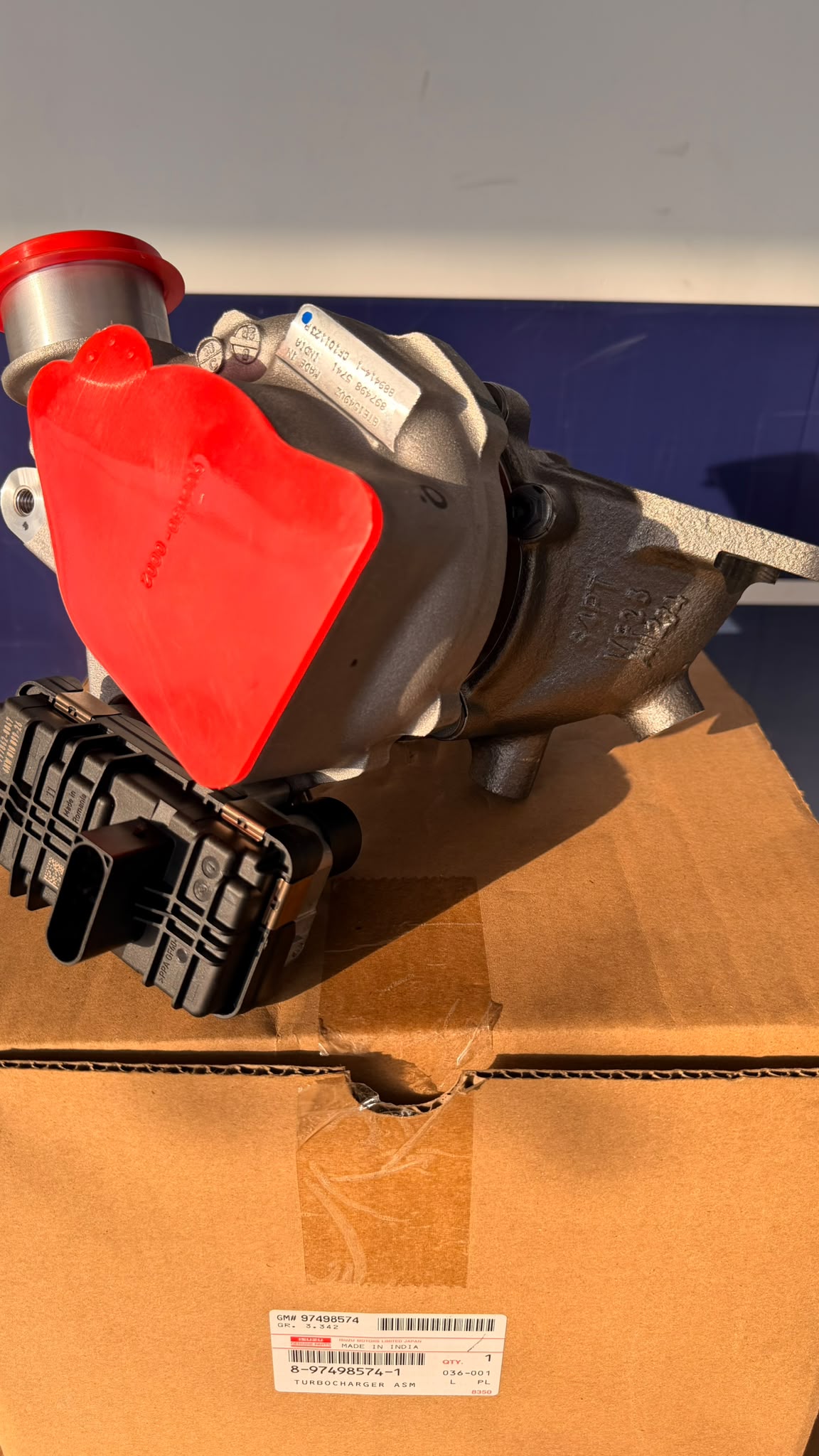 ISUZU D-MAX 1.9 RZ4E MOTOR EURO 6 – PICKUP TURBO ŞARJ OEM: 8974985741